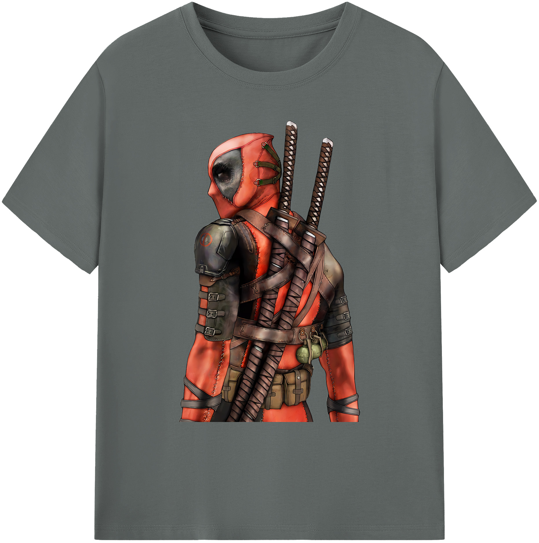 （画像用） Deadpool デッドプール 綿100％ メンズ半袖Tシャツ｜肌触りやわらか＆通気性